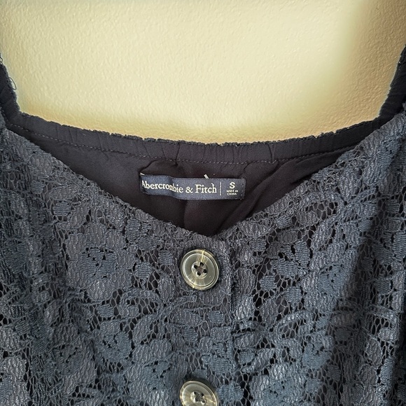 Abercrombie & Fitch Navy Blue Dress - size small - Picture 3 of 4
